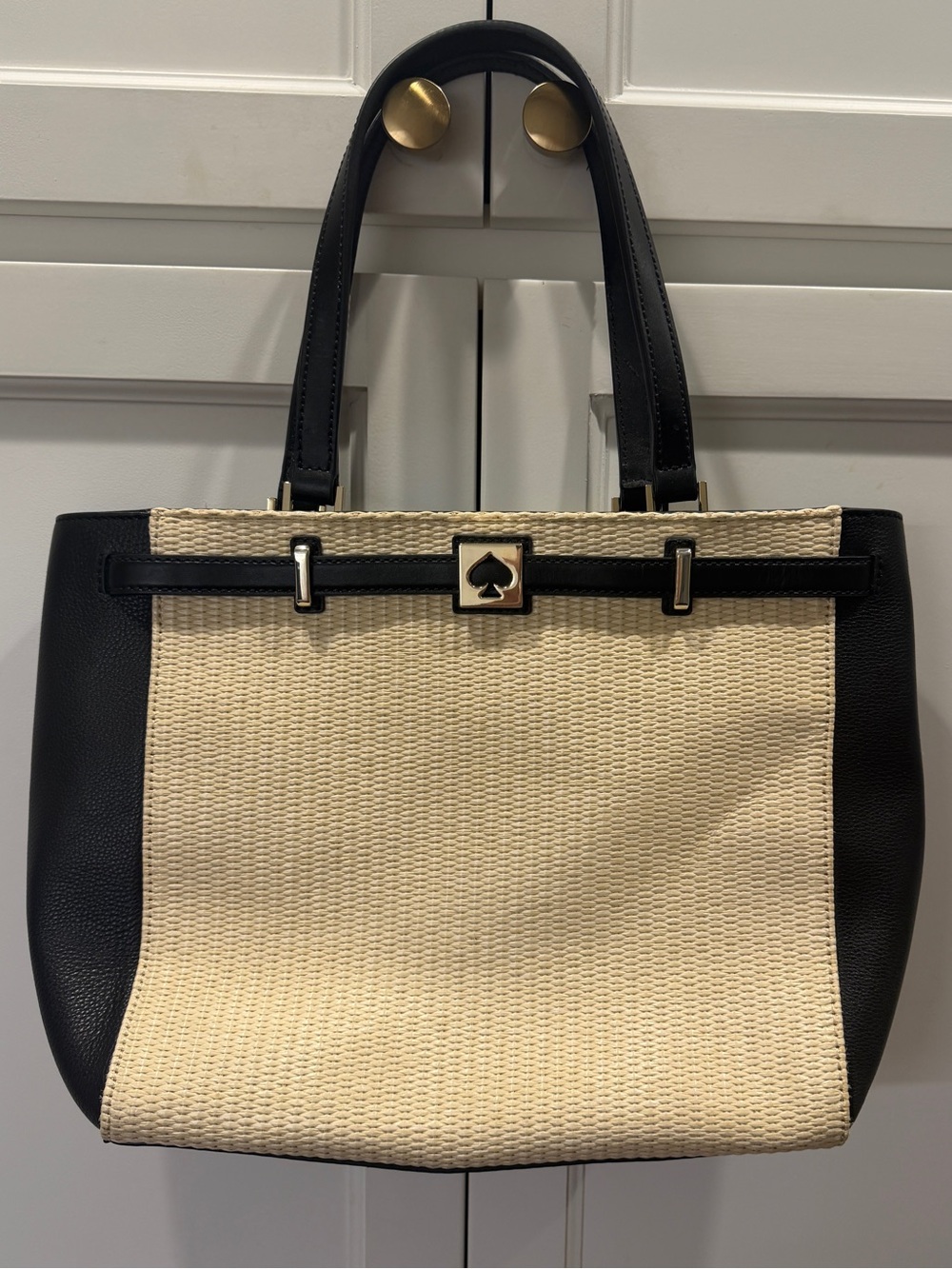 Kate Spade Houston Street Straw Tote Bag